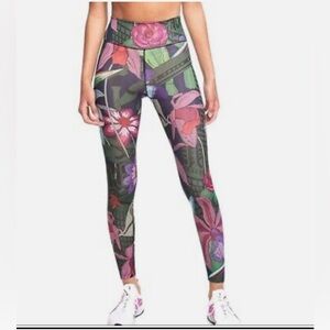 Nike Icon One Floral Print 3/4 Tights NWOT